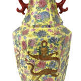 China Vase mit Mingdrachen. - Foto 1