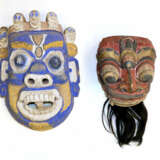 Tibet u. Bali Paar Masken. - photo 1