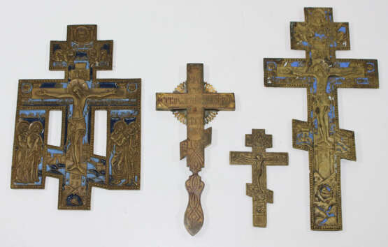Orthodoxe Bronzekreuze. - photo 1