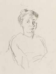 Beckmann, Max (1884 Leipzig - 1950 New York). Porträtstudie einer jungen Frau