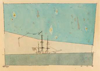 Feininger, Lyonel (1871 New York - 1956 New York). Sailing Ship