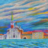 Проплывая мимо Венеции... бумага пастельная Oil pastel Contemporary art Ukraine 2021 - photo 1