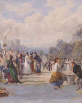 Village fair and the acrobat Village fair and the acrobat