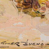 Beach Scene Oil on Canvas Luis Giner Bueno Oil on canvas Spain Mid-Late 20th Century - photo 3
