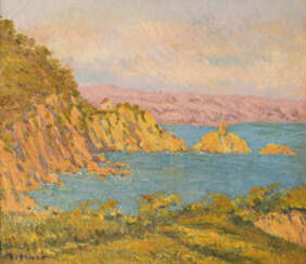 Impressionist Landscape with Cliffs