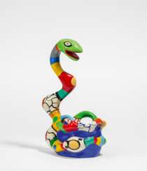 Saint Phalle, Niki de (1930 Neuilly-sur-Seine - 2002 San Diego/Kalifornien). Serpent vase