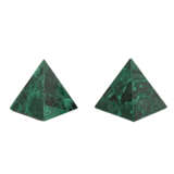 Paar Malachit-Pyramiden. - фото 2