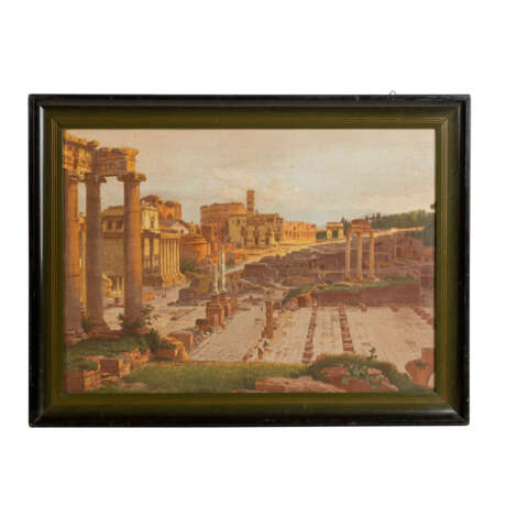 KÜNSTLER/IN 19. Jahrhundert, "Rom, Blick auf das Forum Romanum", - Foto 1