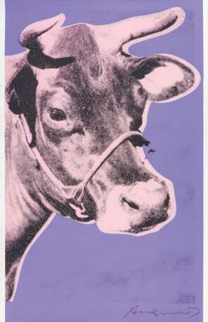 Warhol, Andy (1928 Pittsburgh - 1987 New York). Cow - photo 1