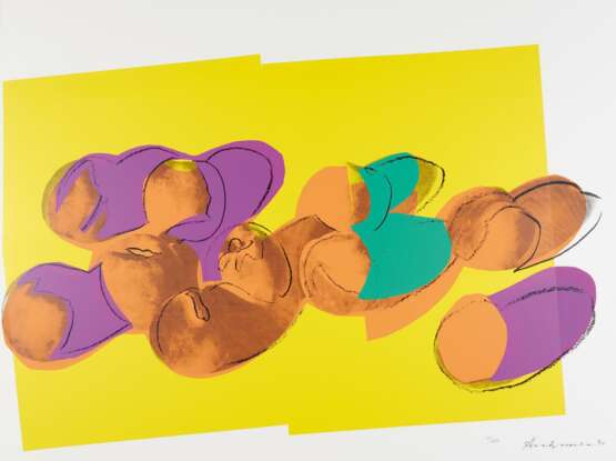 Warhol, Andy (1928 Pittsburgh - 1987 New York). Peaches - photo 1