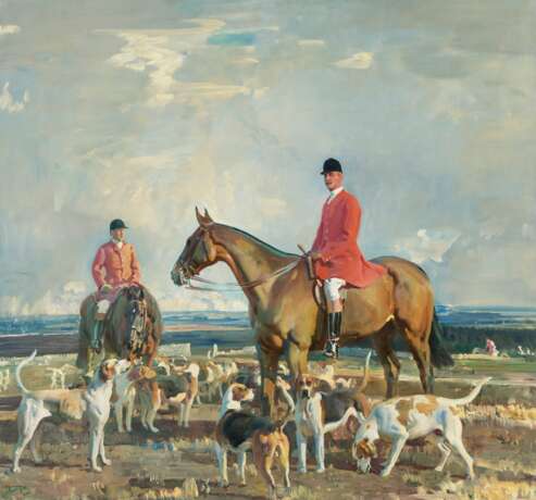 Sir Alfred James Munnings, P.R.A., R.W.S. (British, 1878-1959) - Foto 1