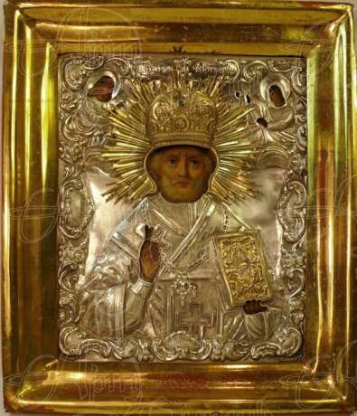 Икона "Св. Николай Чудотворец" в киоте - photo 1