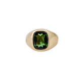 Ring mit feinem grünen Turmalin, - photo 2