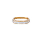GÜBELIN Ring mit 12 Prinzess-Diamanten zusammen ca. 0,7 ct, - photo 2