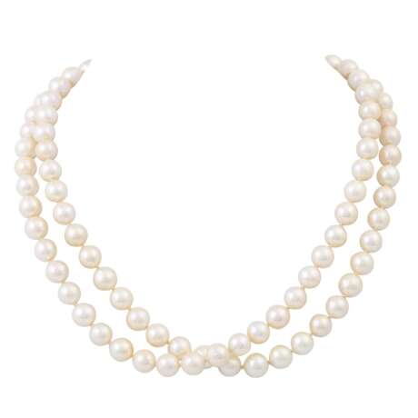 Lange Perlenkette, - photo 1