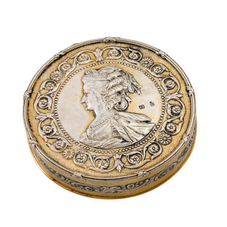 ARTHUR OTTO runde Deckeldose, 800 Silber, 20. Jahrhundert - photo 1