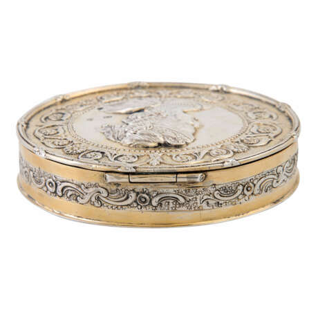 ARTHUR OTTO runde Deckeldose, 800 Silber, 20. Jahrhundert - Foto 6