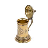 Seltener großer vergoldeter Silberhumpen des Historismus 1885 - Foto 4