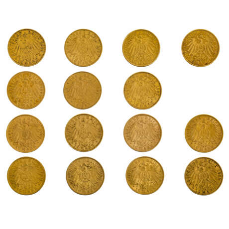 Preussen/GOLD - 15 x 10 Goldmark Wilhelm II. - фото 2