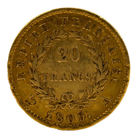 Frankreich - 20 Francs 1809/A, Napoleon Bonaparte - фото 3