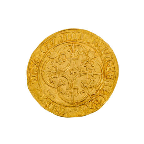 Frankreich - Ecu d'or à la couronne ohne Jahresangabe, König Karl VI. 1380-1422 - photo 3