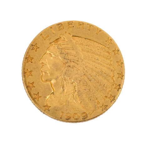 USA/GOLD - 5 Dollars 1909 - photo 1