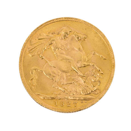 Südafrika Pretoria/GOLD - 1 Sovereign 1927 SA - Foto 2