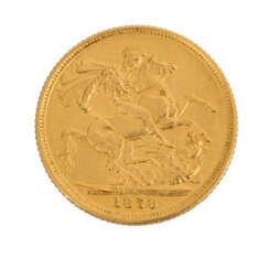 Australien - 1 Souvereign 1879/S, Queen Victoria