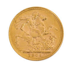 Australien - 1 Souvereign 1901/M, Queen Victoria