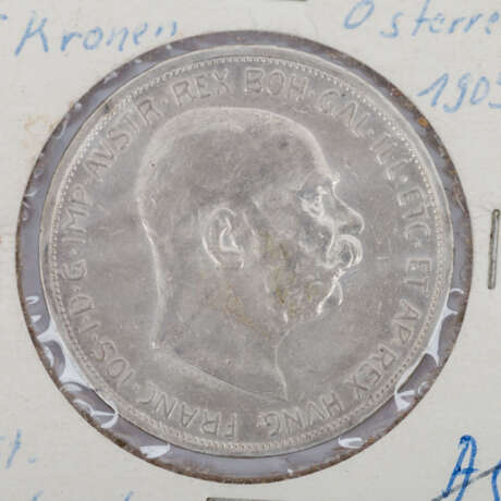 Österreich - 3er Konvolut: Schützentaler 1868, Doppelgulden 1897 - photo 7