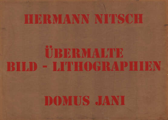 Hermann Nitsch. Übermalte Bild-Lithografien - фото 6