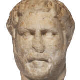 A ROMAN MARBLE PORTRAIT HEAD OF THE EMPEROR HADRIAN - фото 1
