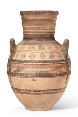 A CYPRIOT BICHROME WARE POTTERY AMPHORA - фото 1