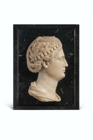 Bianco, Simone. A WHITE MARBLE PROFILE RELIEF PROBABLY OF FAUSTINA THE ELDER - photo 1