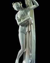 AN ITALIAN MARBLE FIGURE OF THE CALLIPYGIAN VENUS