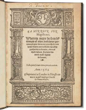 Shakespeare, William. A Myrrour for Magistrates - фото 1