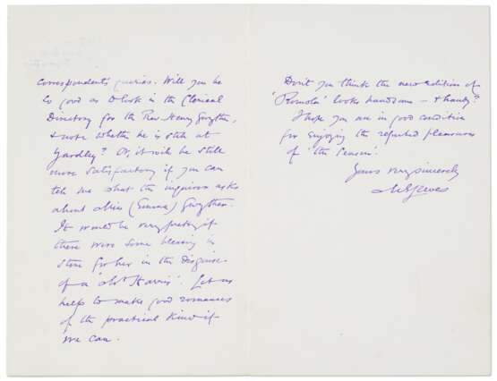 Shakespeare, William. Autograph letter to Langford - фото 2