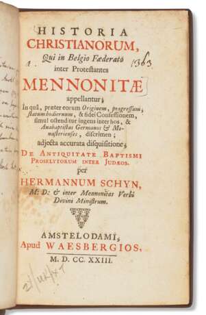 Shakespeare, William. First history of the Mennonites - photo 1