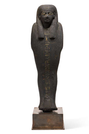 AN EGYPTIAN PAINTED WOOD PTAH-SOKAR-OSIRIS - фото 1