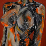 Фрагмент женского тела 3 paires холст на мдф Huile sur toile Art contemporain Biélorussie 2021 - photo 2