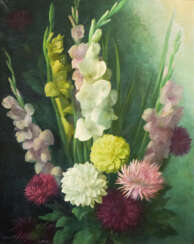 Radiant Oil Flowers Painting