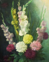 Radiant Oil Flowers Painting Radiant Oil Flowers Painting