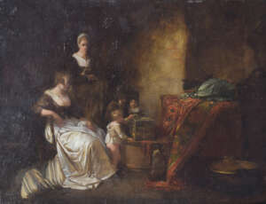 Late 18th Century Domestic Scene
