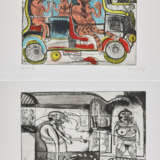 Franz Ringel. Mixed Lot of 2 Etchings - Foto 1