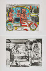 Mixed Lot of 2 Etchings