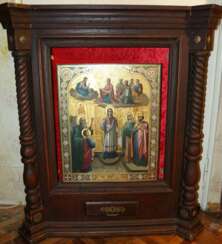 Antique temple icon case for the icon