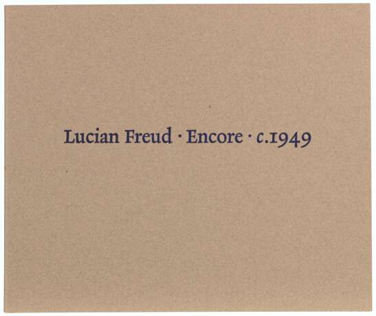 LUCIAN FREUD (1922-2011) - photo 4