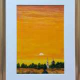 Oil painting “Landscape with a Temple”, Primed fiberboard, Oil on fiberboard, Contemporary realism, Religious genre, Russia, 2021 - photo 1