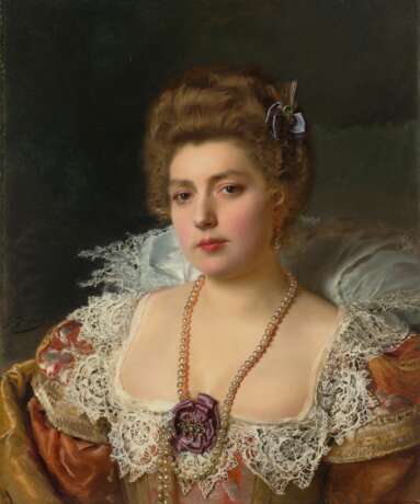 GUSTAVE-JEAN JACQUET (FRENCH, 1846-1909) - Foto 1