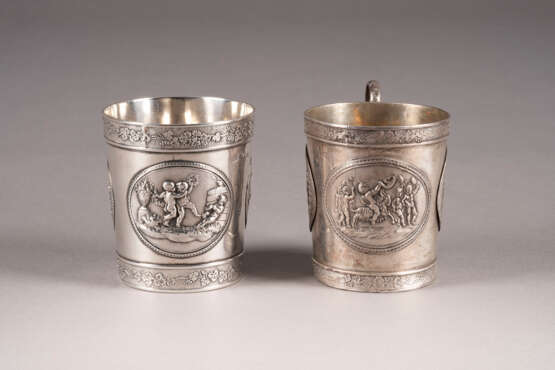 A SILVER CUP AND A SILVER BEAKER - photo 1
